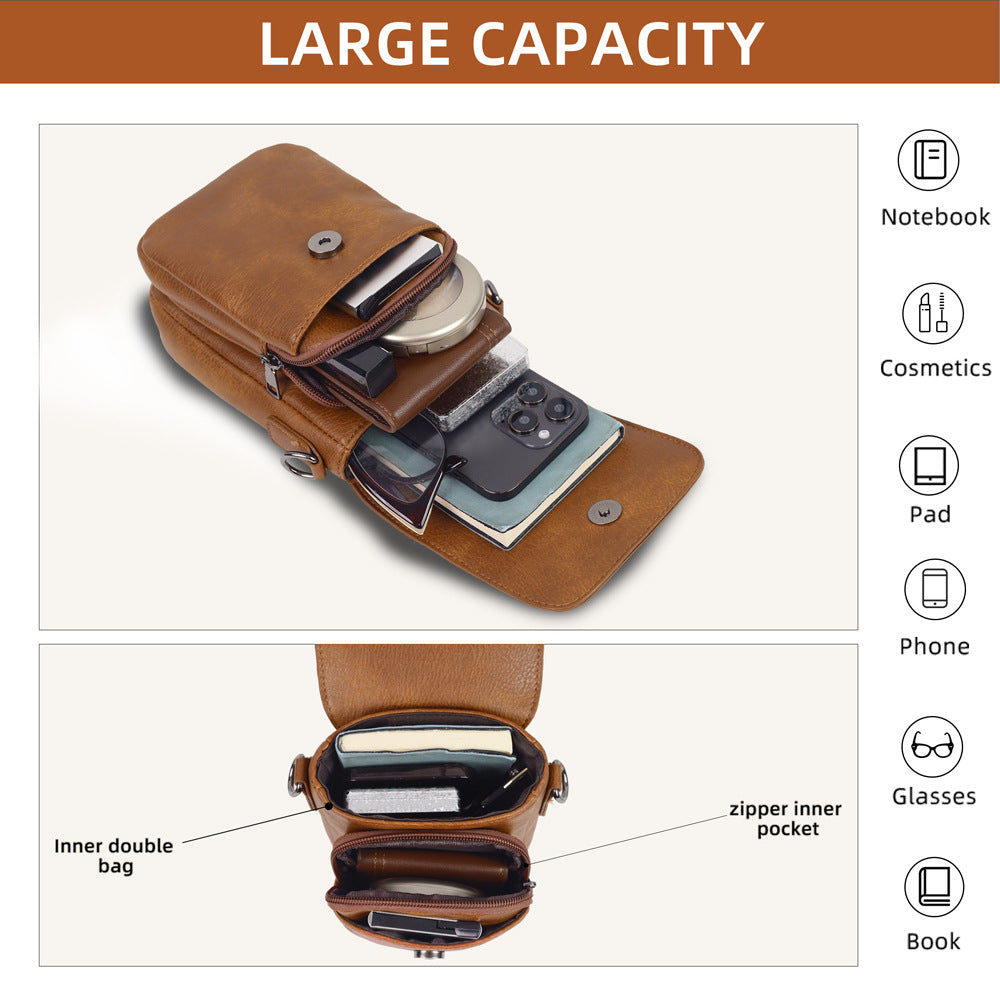 Last Day Promotion 70% OFF--Compact & Lightweight Crossbody Bag with Multiple Pockets