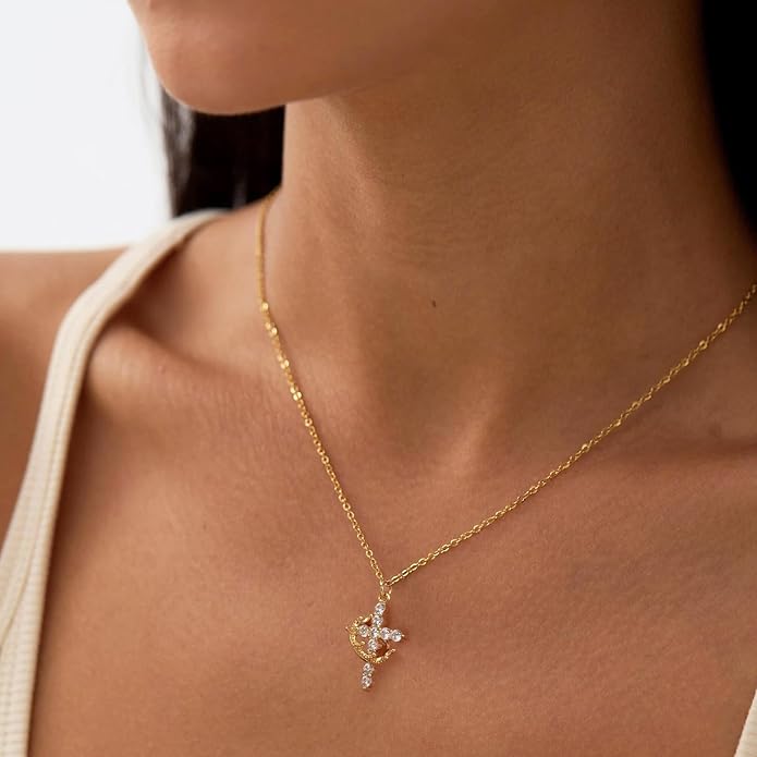 🔥Last Day Discount 70%--Cross & Crown Necklace