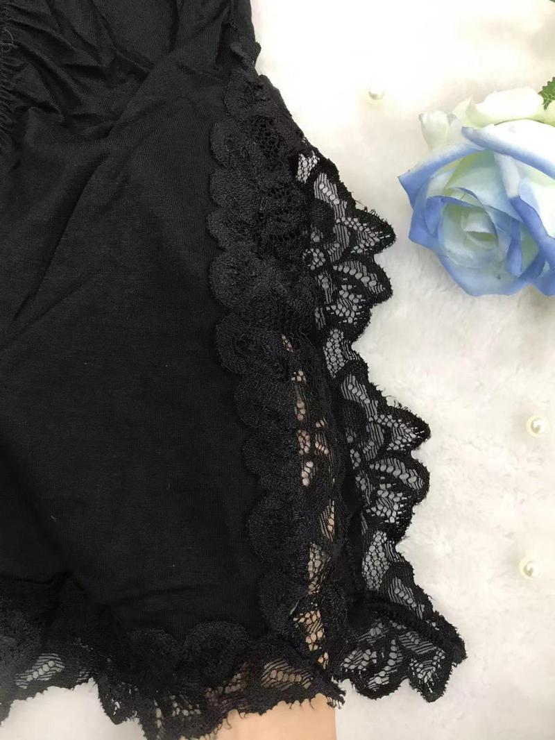 Women's Contrast Lace Bow Front Ruched Cami Nightdress, Soft Comfortable Spaghetti Strap Backless Nightgown for All Seasons, Fashion Ladies' Sleepwear for Daily Wear