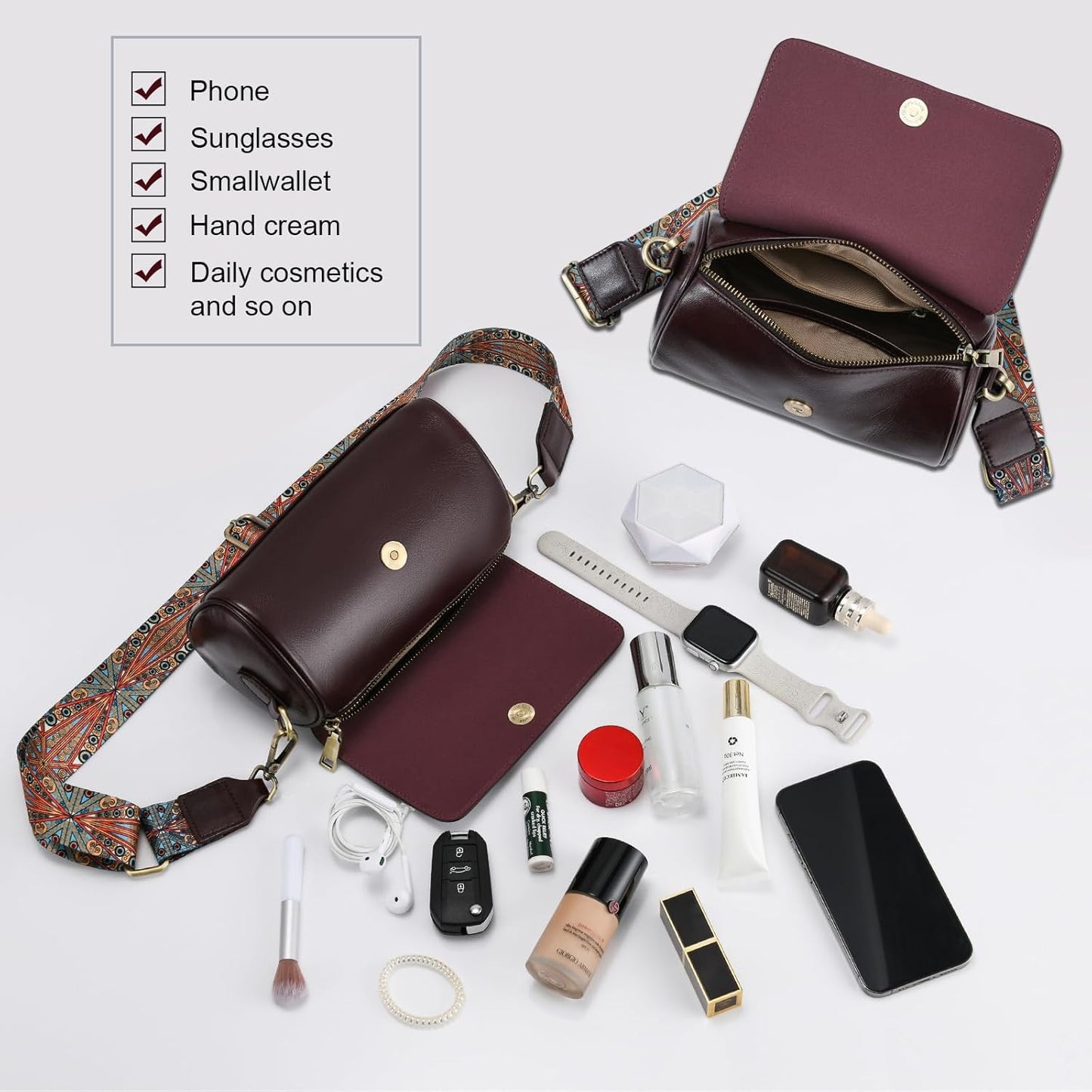 The Classic Artisan Leather Crossbody Bag