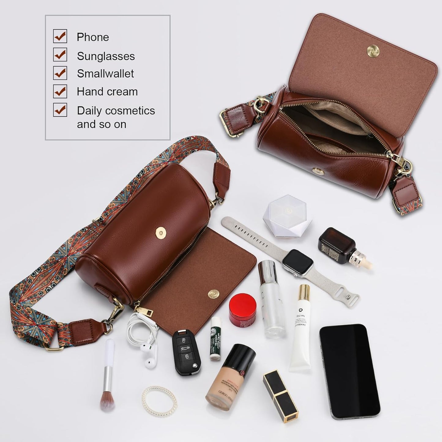 The Classic Artisan Leather Crossbody Bag