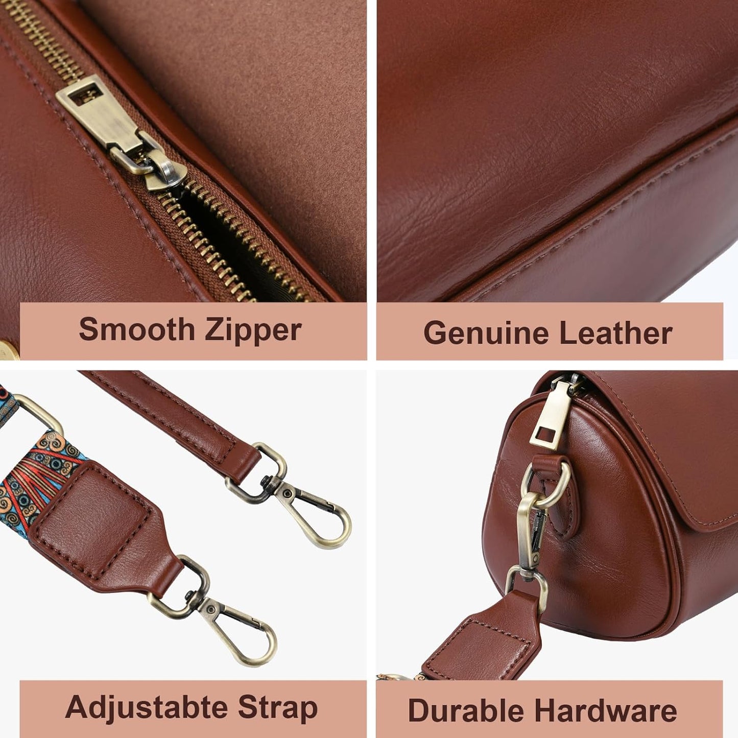 The Classic Artisan Leather Crossbody Bag