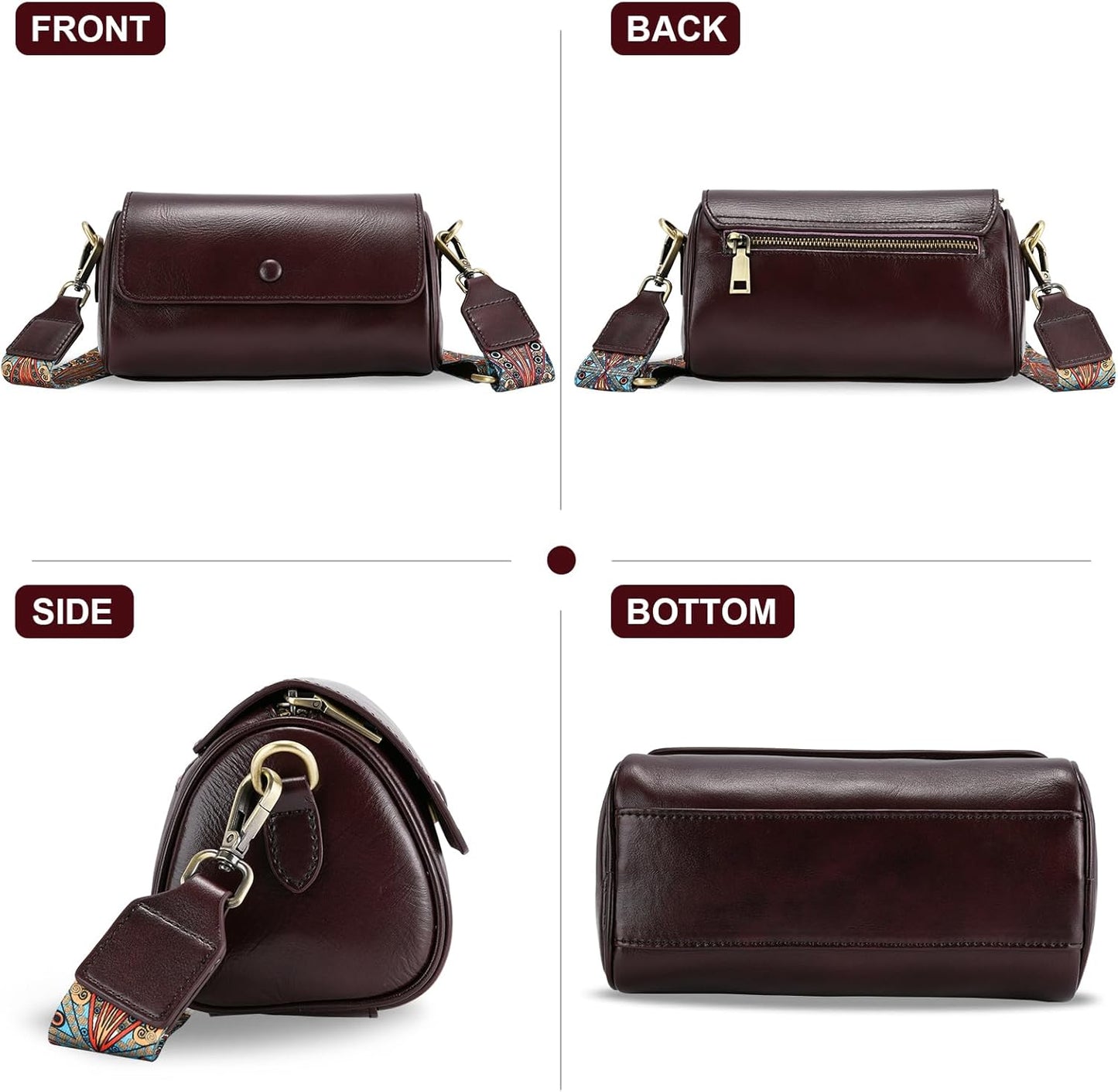 The Classic Artisan Leather Crossbody Bag