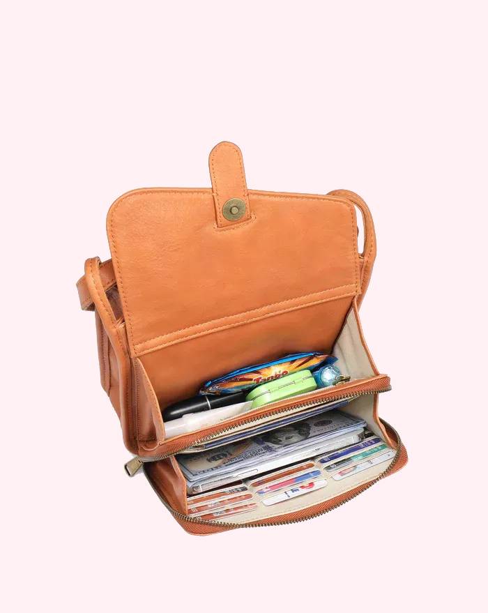 🔥Hot Sales🔥 Multifunction Crossbody Leather Bag