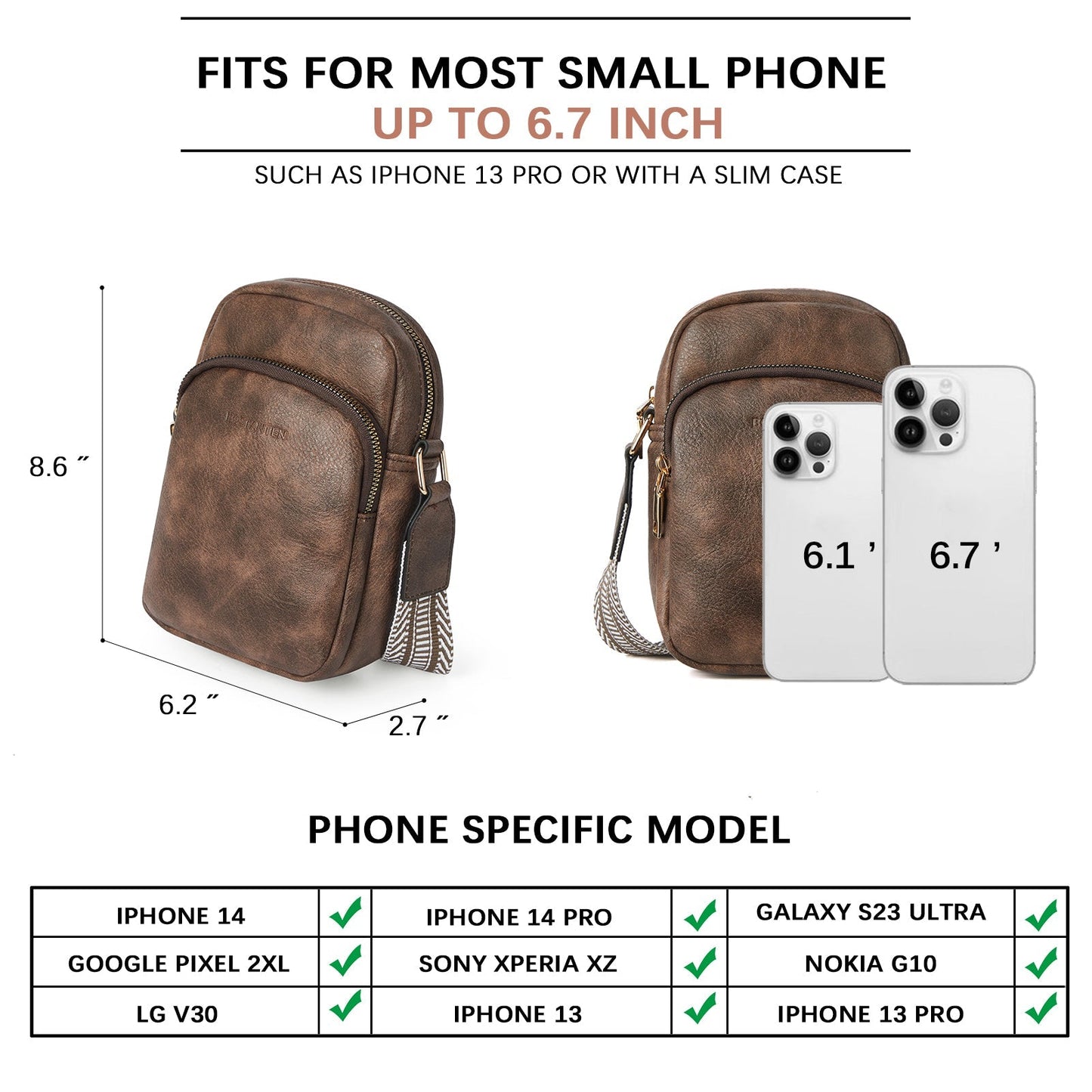 🔥Discount 70% Lotty Chic Small Crossbody Sling Bags for Women