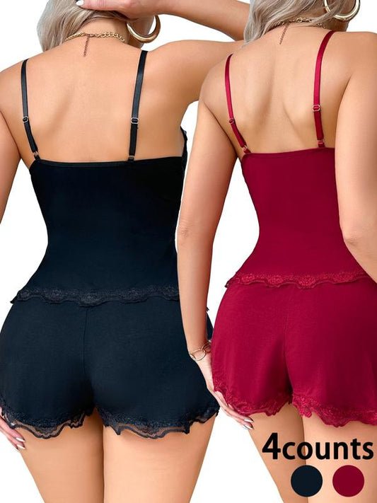 Women's Sleepwear Set, Comfortable Home Clothes Two-Piece Suit, Soft & Cozy Nightgown, Perfect for Relaxing at Home