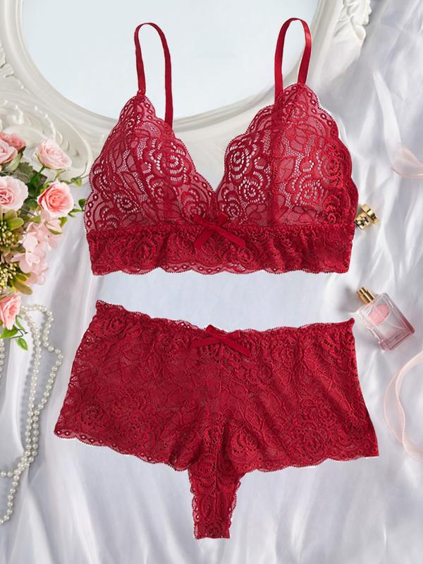 Women's Sexy Robe and Lingerie Set 3 Pieces, Long Sleeve Sheer Robe with Bra and Shorts, Gift with Waist Ribbon for All Seasons