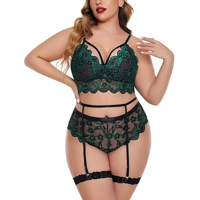 Sexy Plus Size Lace Lingerie - Date Night Style Fabric Fit