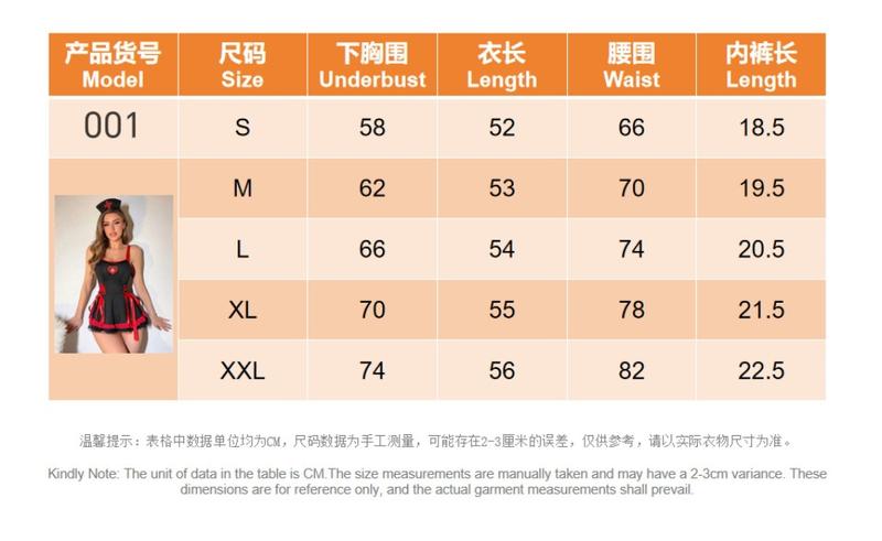 Women's Sexy Pajamas Fashion Underwear Nurse Cosplay Uniform Suit Lingerie Womenswear