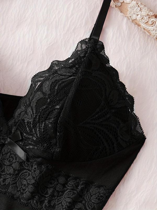 Women's Solid Cami Top & Shorts Pyjama Two-piece Set, Casual Comfortable Lingerie Set for Women, Women's Sleepwear for Spring & Fall